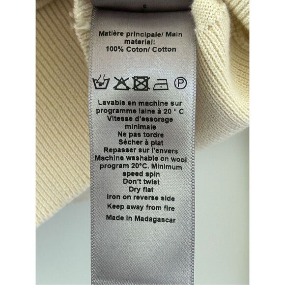 Zadig & Voltaire Miss Camo Skull Strass Sweater Women’s Cream Size Medium - Picture 12 of 12